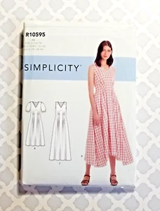 Vestido Misses Costura Patrón Simplicity R10595 S9134 NUEVO SIN CORTAR Orig. $21,95 - Imagen 1 de 3