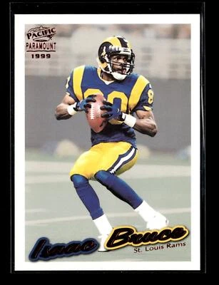 1999 Pacific Paramount Copper #193 Isaac Bruce St. Louis Rams - Image 1 of 2