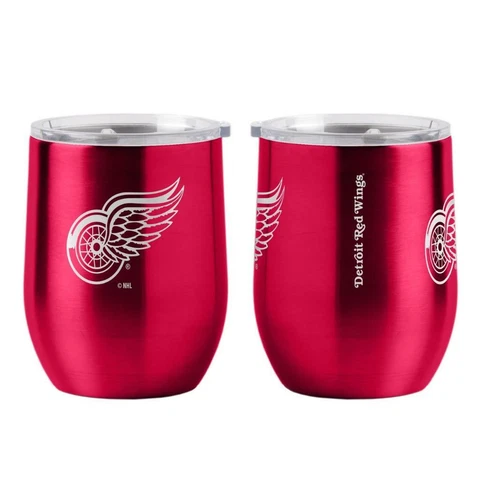 Detroit Red Wings 16oz Curved Ultra Travel Tumbler [NEW] NHL Cup Mug Coffee Cover