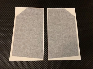 1985 1986 Honda ATC250R "BLACK"  Rear Fender Number Plate Decals! ATC 250R   - Picture 1 of 2