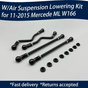 💥Para Mercedes Benz ML 2011-15 Kit de suspensión neumática eslabones descendentes ajustables W166 - Imagen 1 de 4