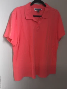 BUNDLE OF 2 KAREN SCOTT WOMENS XL POLO SHIRTS 1 DARK PEACH & 1 LIGHT PURPLE - Picture 1 of 6