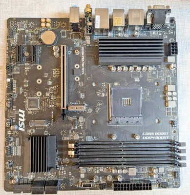 MSI B550M PRO-VDH WIFI AMD AM4 microATX Motherboard - FAULTY - Image 1 of 2