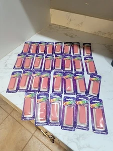 Vintage 1998 Sanford Colorific Pink Pearl Radiergummis BRANDNEU Posten von 30 Radiergummis - Bild 1 von 5