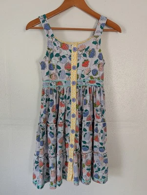 Matilda Jane Girls Sleevless Dress Flower Size 14 Layered Sunday Best Floral - Image 1 of 4