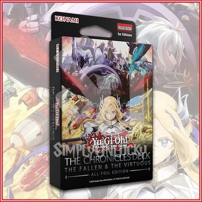 YUGIOH THE CHRONICLES DECK THE FALLEN & THE VIRTUOUS English Version Ships 10/24 - Image 1 of 2