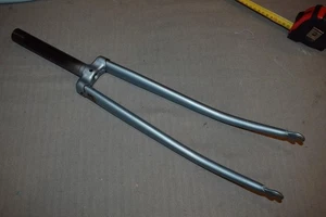 PUCH Vintage 1'' inch road rigid fork 700C blue RAF 165mm Made in Austria NOS - Picture 1 of 12