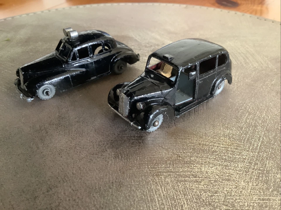 Lesley Matchbox Austin Taxi and Wolsey Police Car - Image 1 of 4