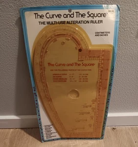 WH Collins The Curve & The Square Multi-Use Alteration Ruler French Curve Sewing - Picture 1 of 2