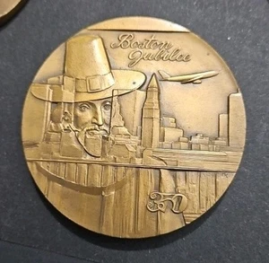 Medallón de bronce Boston 350 Jubilee ~ 1980 ~ Mico Kaufman (MT. #10146) - Imagen 1 de 2