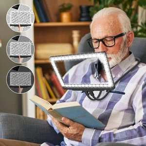 5X Large Hands Free Magnifying Glass with 43 Ultra-Bright LEDs Light for Read... - Picture 1 of 9