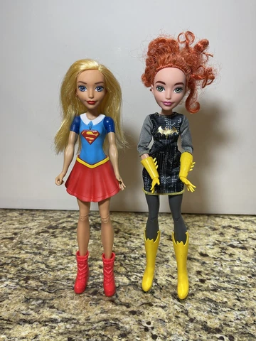 DC Super Hero Girls Dolls Lot 12" Batgirl SuperGirl Cover