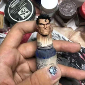 1/12 Superman Clark Kent Head Carving 6'' modello dipinto adatto per figure ML accessorio - Foto 1 di 6