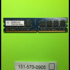 Nanya NT1GT64U8HB0BY-3C 1GB DDR2-667 (PC2-5300) PC2-5300U Random Access Memory - Picture 1 of 2
