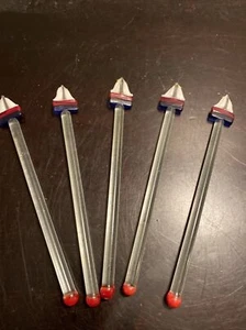 FIVE GLASS SAILBOAT DRINK STIRRERS - Picture 1 of 4