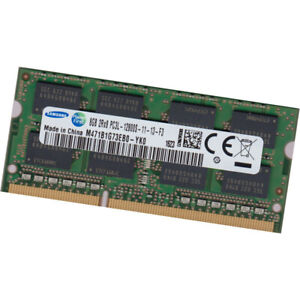 Samsung 8GB DDR3 2RX8 PC3L-12800S-11-11-F3 RAM Speicher 1.35V Laptop Notebook