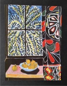 Henri Matisse "Interior with Egyptian Curtain" Mounted offset Lithograph 1990 - Picture 1 of 3