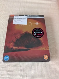 Dune: Part Two 4K Ultra HD Steelbook BRAND NEW & SEALED HMV Exclusive - Picture 1 of 6