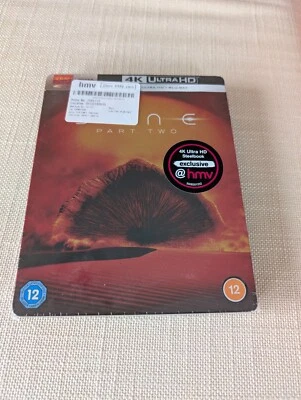 Dune: Part Two 4K Ultra HD Steelbook  BRAND NEW & SEALED HMV Exclusive - Image 1 of 4