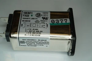 Corcom 10EBF1 Filtered IEC Power Entry Module, IEC C13, General Purpose, 10 A, 2 - Picture 1 of 2