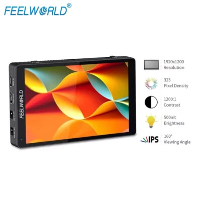 FEELWORLD F7 Pro 7" HDMI Touch Screen 4K Field Director Monitor for DSLR Camera - Image 1 of 4