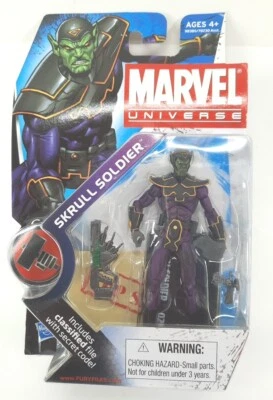 ¡NUEVA FIGURA DE HASBRO 2009 SKRULL SOLDIER SERIE 2 #024 MARVEL UNIVERSE 3.75"! Foto 1 de 4