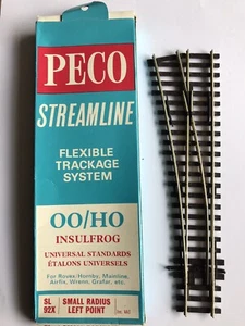 PECO OO/HO SL92X PUNKT - KLEINER RADIUS LINKE WEHRUNG (VERPACKT) - Bild 1 von 1