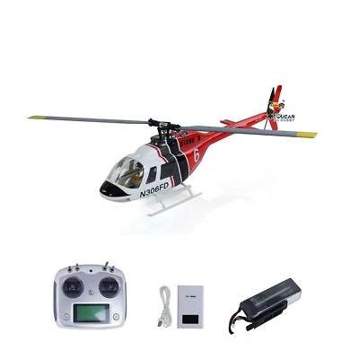 RC Scale Army Helicopter FLYWING 206 V3 RTF Smart Drone Brushless Motor GPS - Image 1 of 4