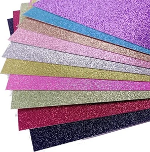 A4 Glitter Card Coloured Premium Quality Non Shed Glitter 250gsm Crafts Mixed - Picture 1 of 13