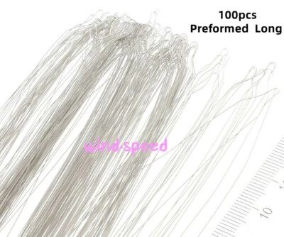 100PCS Dental Orthodontic Preformed Ligature Wire Stainless Steel Tie Long Type - Image 1 of 4