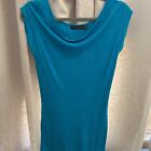 THE LIMITED (S) Tunic Top Size Small Short Sleeve Knit Teal