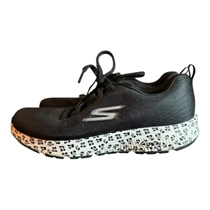 Skechers Women’s Go Run Consistent Instinctive Shoes Black/ White Leopard Sz 9 - Picture 1 of 8
