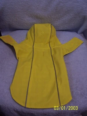 Silver Pooch Dog Yellow, Black & White Raincoat Size Small New With Tag - Image 1 of 3