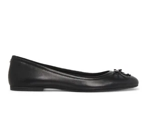 Windsor Smith Womens Black Leather Flat Shoes Mocassin - Babydoll - Picture 1 of 8