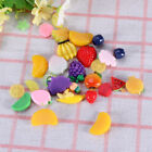 30 Resin Fruit & Vegetable Charms for DIY Crafting