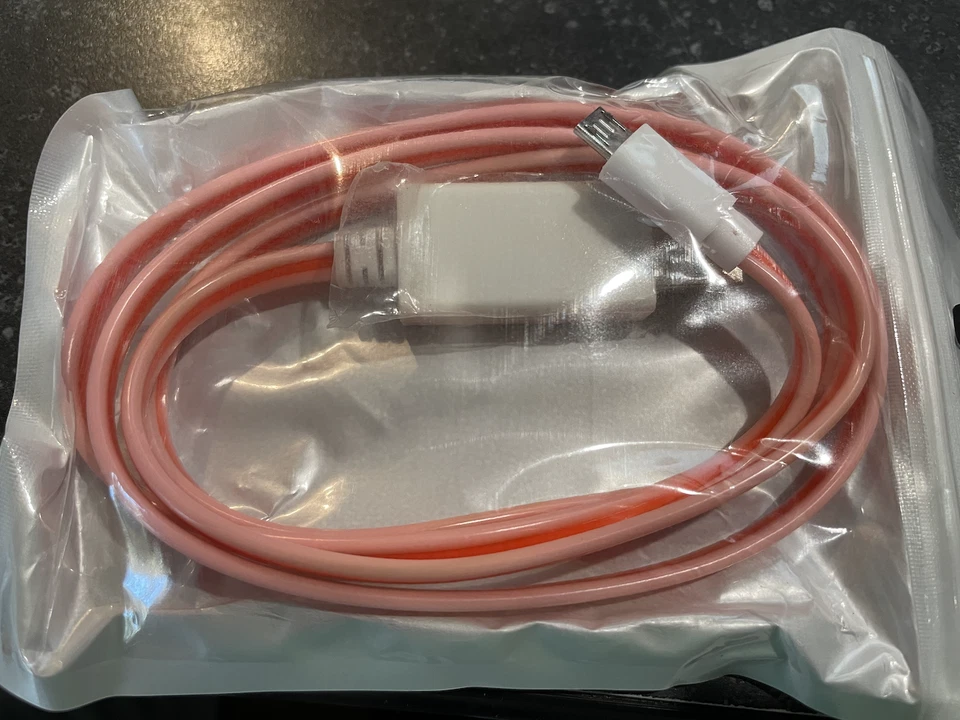 EL-FLOW LED Light Glow SMART Charger Cable for (MICRO USB) Samsung LG HTC Nokia - Image 1 of 4