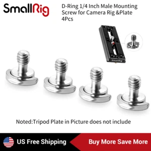SmallRig 4Pcs Screws with 1/4" Thread Camera Screws Adapter for Tripod Plate-838 - Picture 1 of 7