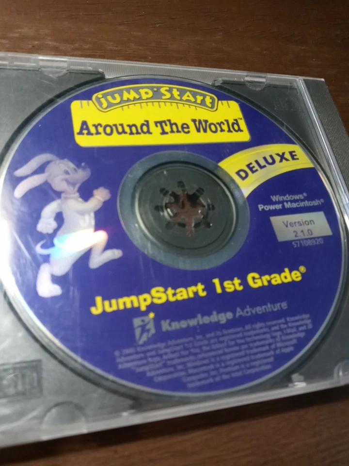 Jump Start Around The World Deluxe 1st Grade (Vintage PC/Macintosh CD-ROM, 2000) - Image 1 of 1