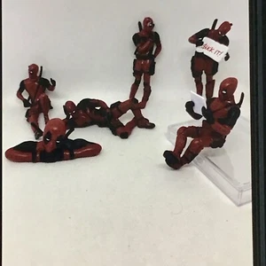 Deadpool Figura de Acción Posturas Mini Superhéroe PVC Juguetes Película Set De 6 Leer - Imagen 1 de 9