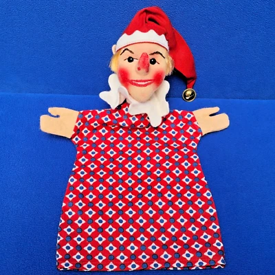 KERSA HANDPUPPE KASPER HANDARBEIT STOFFKOPF KASPERLE THEATER PUPPE - Bild 1 von 2