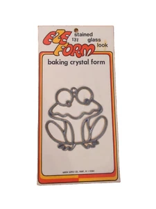 EZEFORM Buntglas Sonnenfänger Frosch 132 Backform Kristall Vintage - Bild 1 von 5