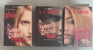 L.J. Smith lot of 3 The Vampire Diaries - Picture 1 of 2