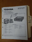 Toshiba tx-550 Service Manual Original Repair Book Stereo