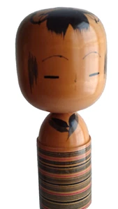Seltene 10,6 Zoll hohe Kaihei Katase signierte japanische traditionelle Kokeshi Puppe gebraucht Kostenloser Versand - Bild 1 von 24