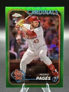 Serie Actualización Cromo Topps 2024 - Pedro Pages Rookie #USC29 Green Refractor/99 - Imagen 1 de 3