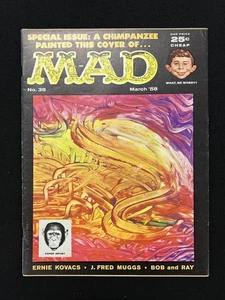 MAD #38 March 1958 J. Fred Muggs cover!  Bob & Ray more!   5.0 - Picture 1 of 3