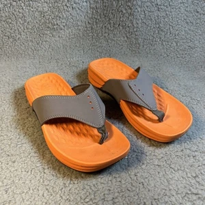 Clarks Privo Flip Flop Sandalen W 5M orange Zehensteg Slipper Freizeit Komfort Outdoor - Bild 1 von 8