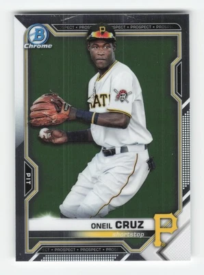 2021 Bowman Chrome Prospects #BCP-24 Oneil Cruz Near Mint or Better - Image 1 of 2