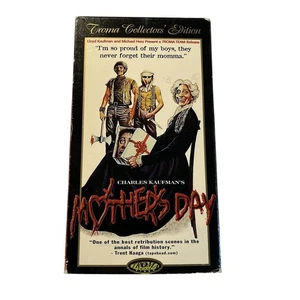 Mother’s Day VHS Tape Troma Collectors Edition Horror Slasher Kaufman 1999 Rare - Picture 1 of 6