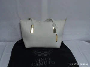"New" "With Tags" Vince Camuto VV-Lenni-STO style Small Tote w/ Dustbag White - Picture 1 of 9